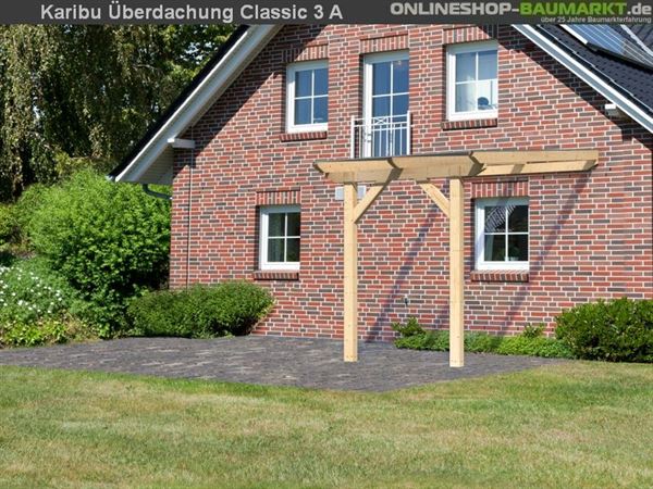 Karibu Terrassenüberdachung Classic Modell 3 Gr. A Karibu Terrassenüberdachung Classic Modell 3 Gr. A